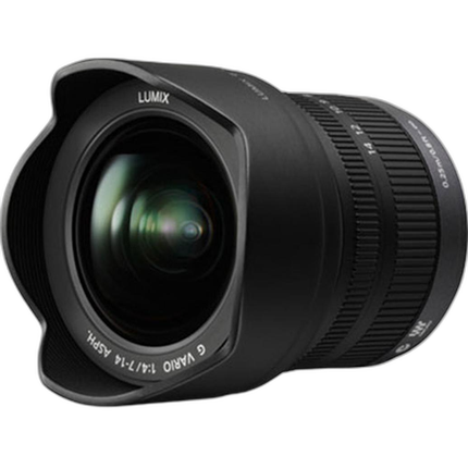 Panasonic Lumix G Vario 7-14mm f/4.0 ASPH. Wide Angle Lens - Black