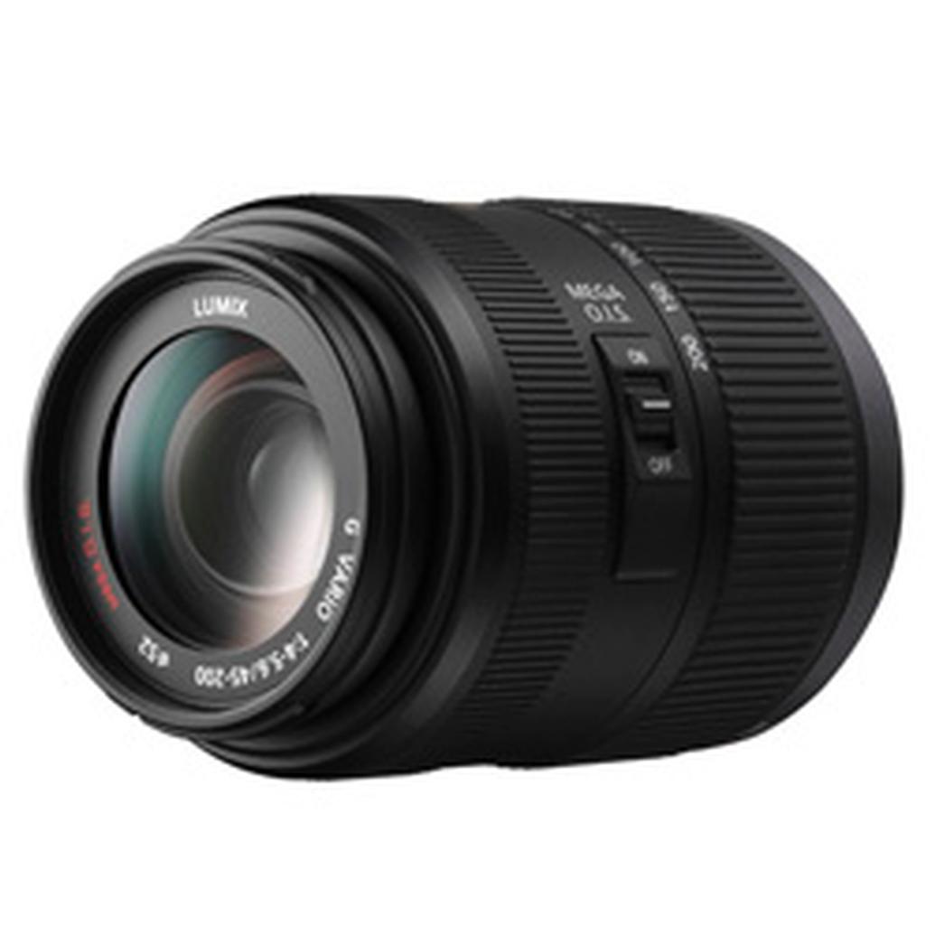 Panasonic Lumix G Vario 45-200mm f/4.0-5.6 Mega O.I.S Lens - Black