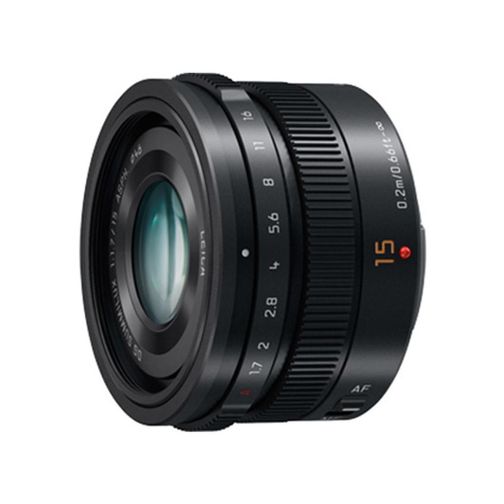 Panasonic Lumix G Leica DG Summilux 15mm f/1.7 for Wide Angle Lens - Black