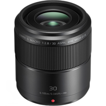 Panasonic Lumix G Macro 30mm F/2.8 ASPH Mega O.I.S Lens