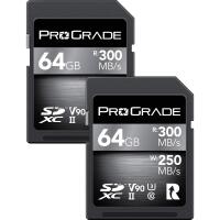 ProGrade Digital 64GB SDXC UHS-II V90 Memory Card - 2-Pack 0