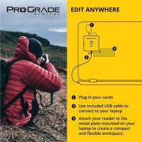 ProGrade Digital CFast 2.0  and  SD UHS-II USB 3.1 Gen 2 Dual-slot Reader 8