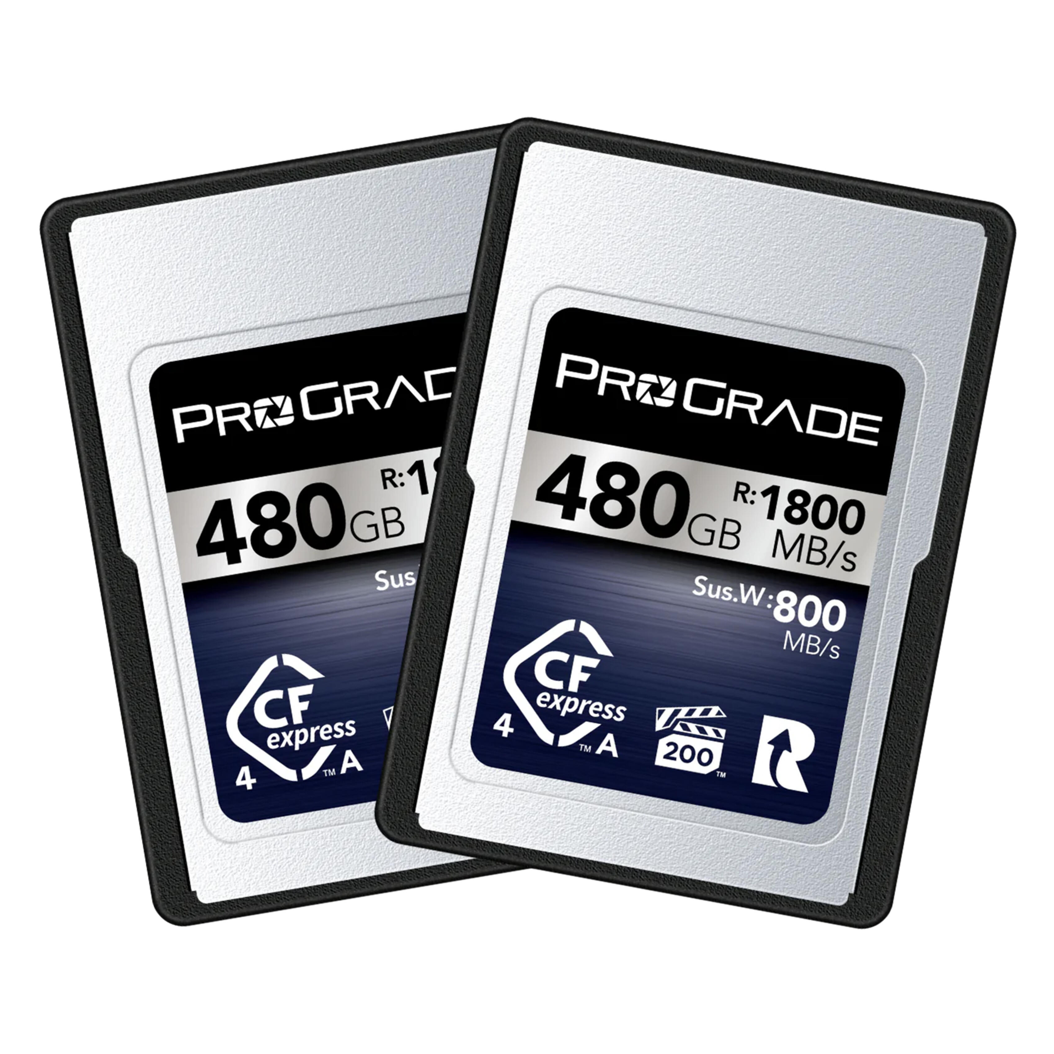 ProGrade Digital 480GB CFexpress 4.0 VPG 200 Type A Memory Card (2-Pack)