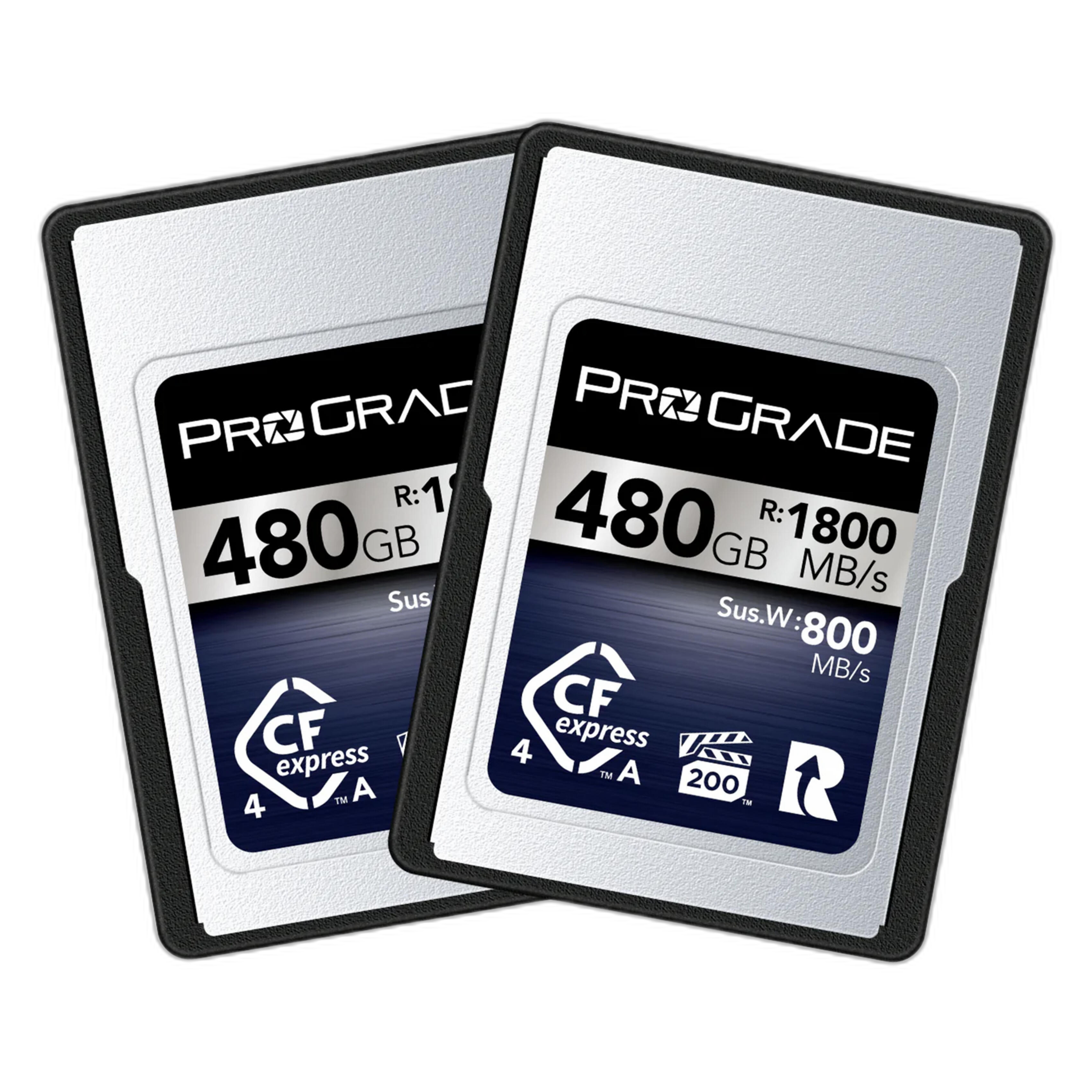 ProGrade Digital 480GB CFexpress 4.0 VPG 200 Type A Memory Card (2-Pack)