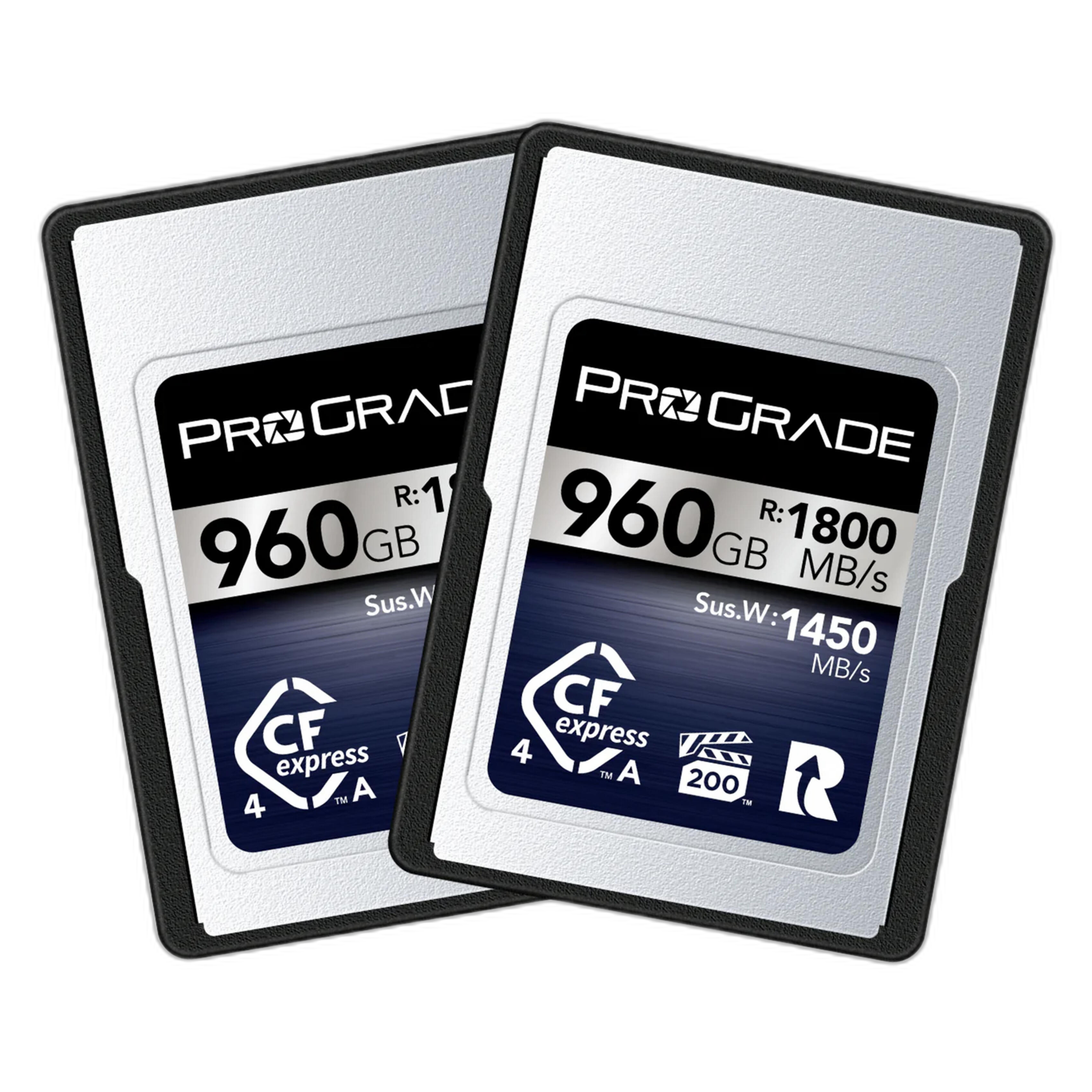 ProGrade Digital 960GB CFexpress 4.0 VPG 200 Type A Memory Card (2-Pack)