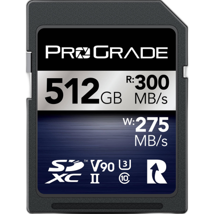 ProGrade Digital 512GB SDXC UHS-II V90 Memory Card