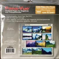 Pana-Vue 120 Archival Negative Page (4 Strip, 3 Frames, 100 Pages) 1
