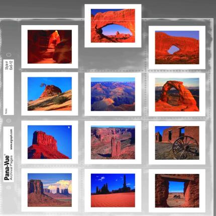 Pana-Vue 6x6-12 Slide Pages (100 Pack)