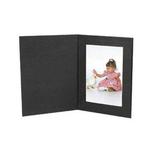 Unique Photomounts 5x7 Black Classic Square Folder (25) 0