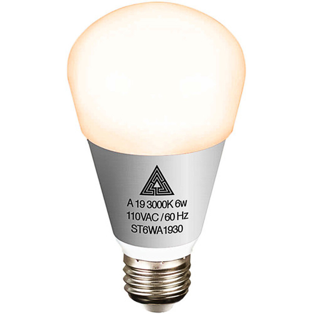 Quasar Science A19 LED 6 Watt - 3000k Medium Base