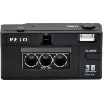 Reto 3D Film camera with three lenses and built-in flash 0
