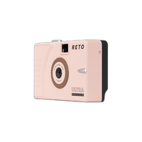 RETO ULTRA WIDE  and  SLIM Film camera w/ 22mm lens - Pink 1