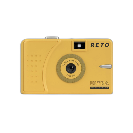 RETO ULTRA WIDE and SLIM Film camera w/ 22mm lens - Yellow