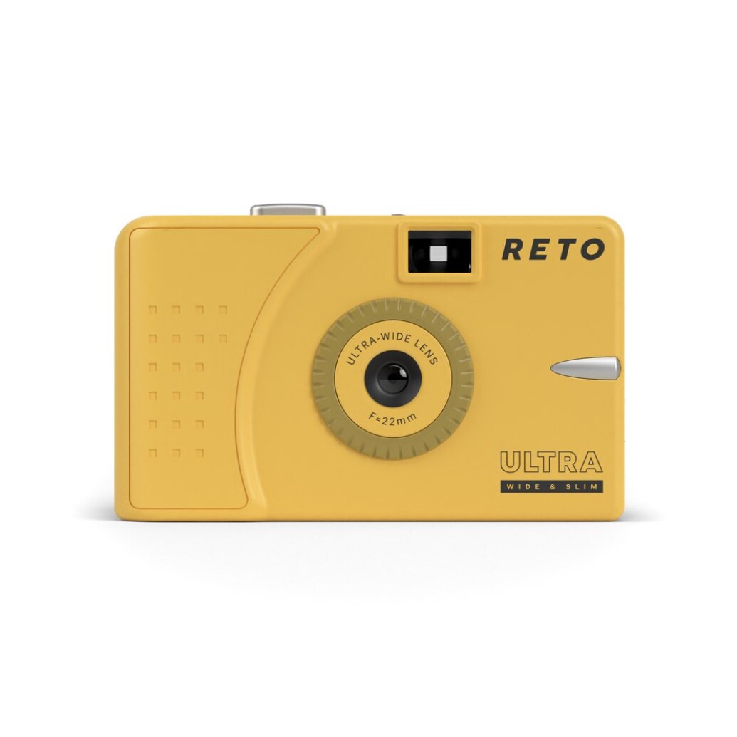 RETO ULTRA WIDE  and  SLIM Film camera w/ 22mm lens - Yellow