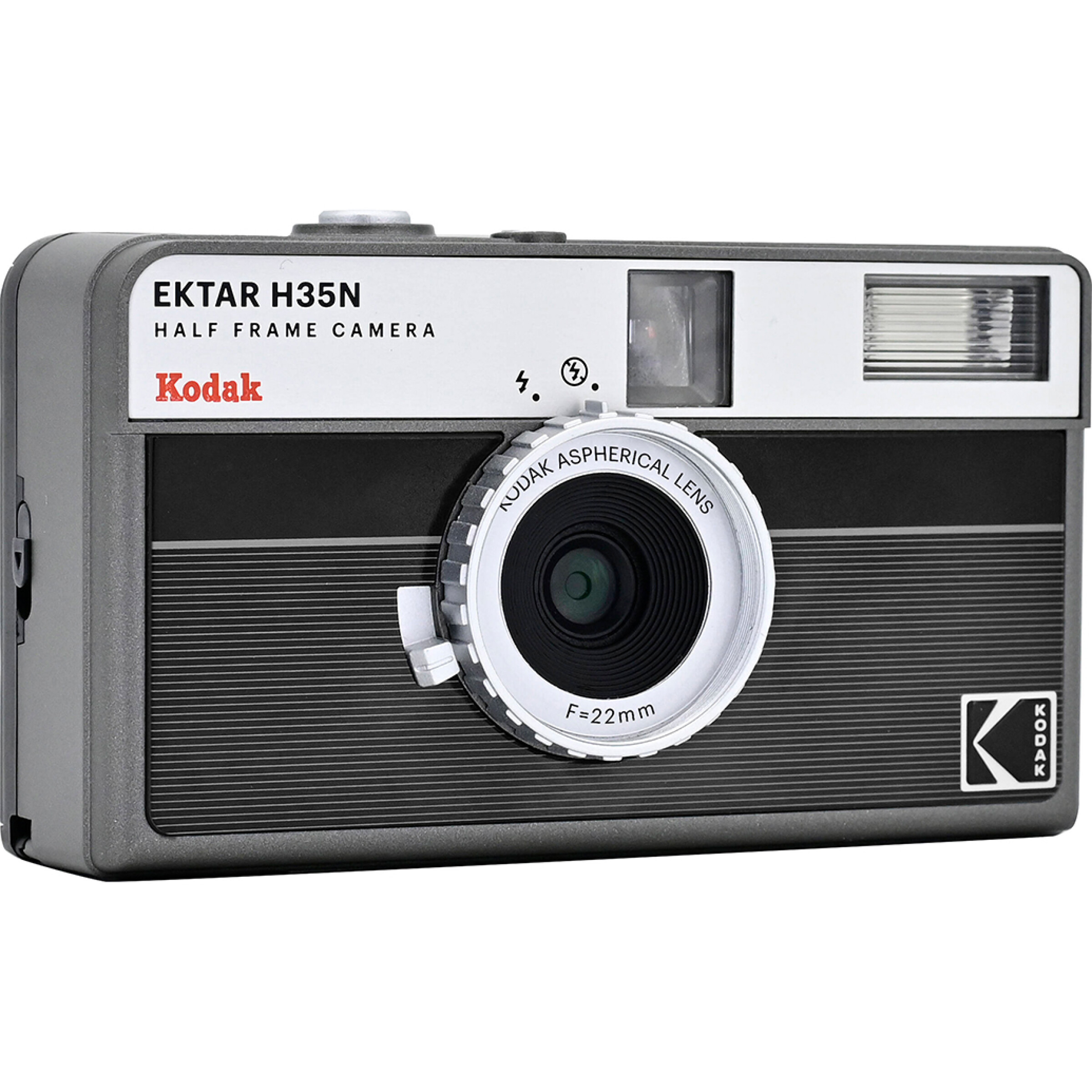 Kodak Ektar H35N Half Frame Film Camera (Striped Black)