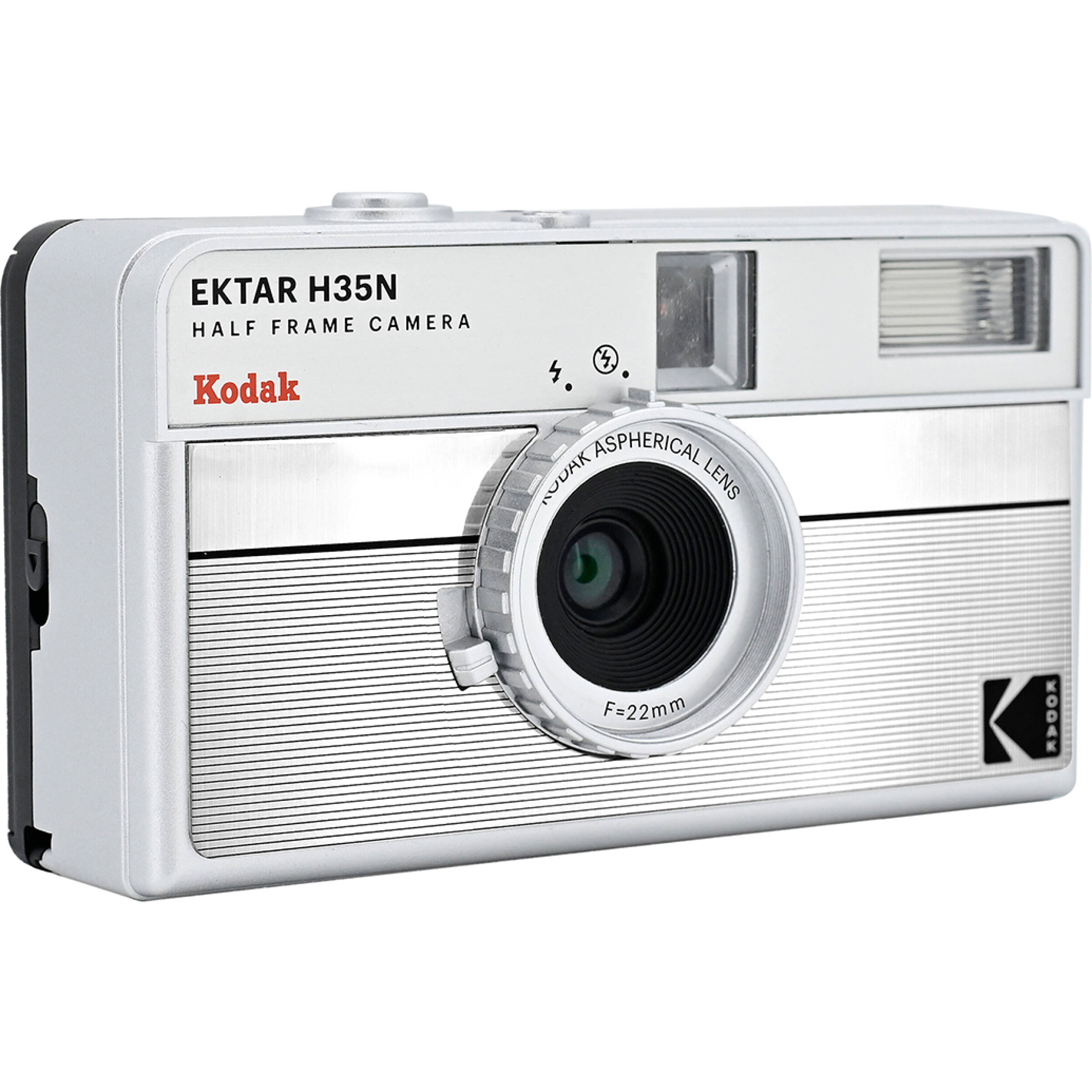 Kodak Ektar H35N Half Frame Film Camera (Striped Silver)