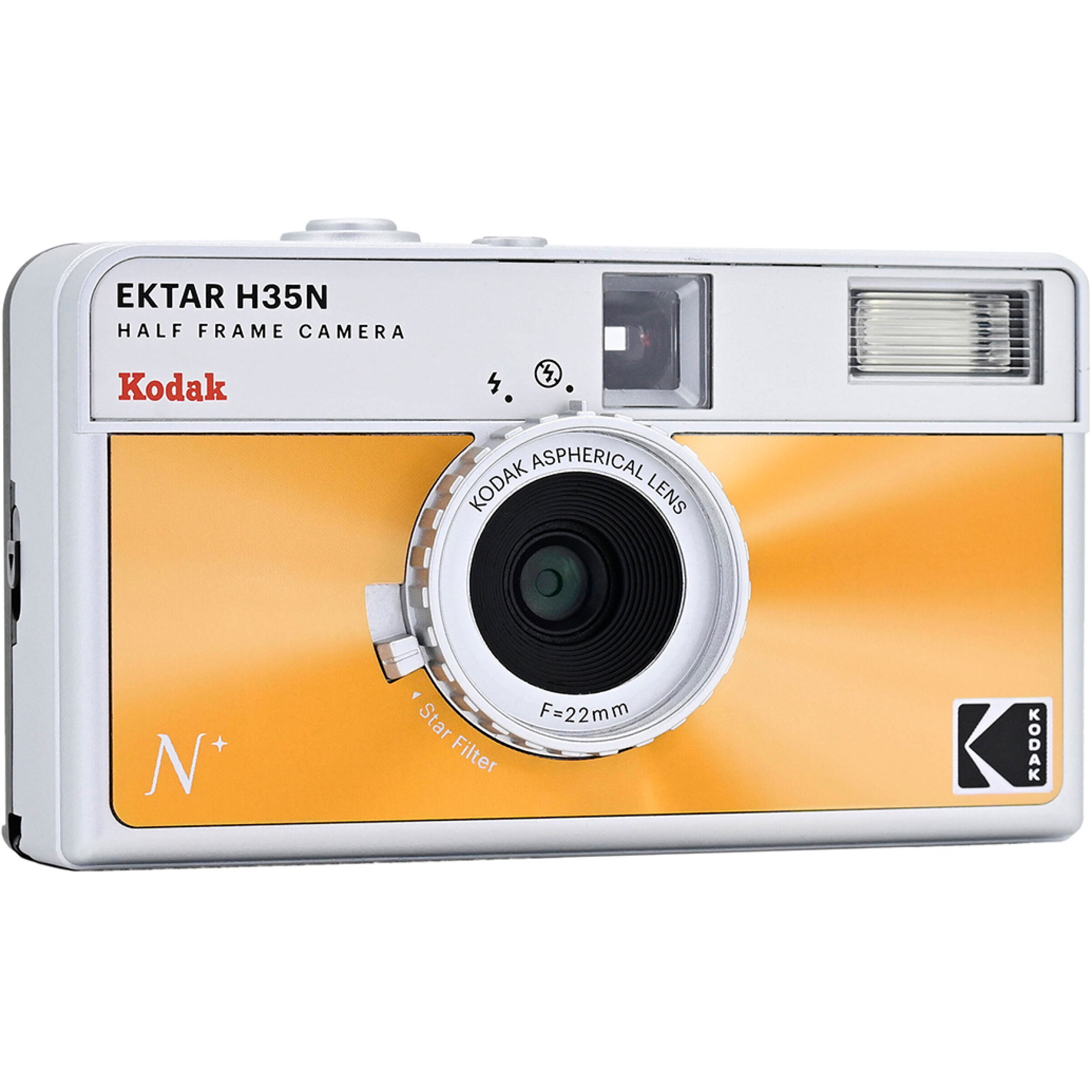 Kodak Ektar H35N Half Frame Film Camera (Glazed Orange)