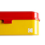 Kodak steel 135 film case w/ red lid and yellow body 5