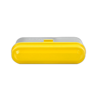 Kodak steel 135 film case w/ yellow lid and silver body 1