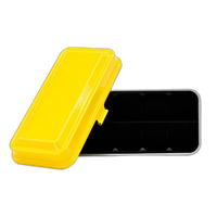 Kodak steel 120/135 film case w/ yellow lid and silver body 2