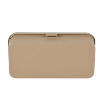 Kodak steel 120/135 film case w/ beige lid and beige body 2