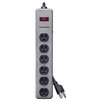 CyberPower CSB606M Surge Protector 6-Outlet 6Ft 900 Joules Metal Housing