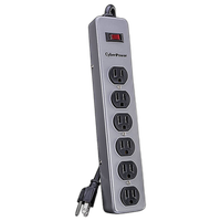 CyberPower CSB606M Surge Protector 6-Outlet 6Ft 900 Joules Metal Housing 1