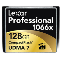 Lexar 128GB Professional 1066x Compact Flash Card 0