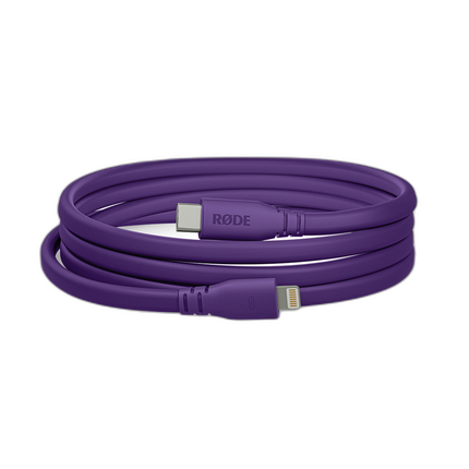 Rode SC19 USB-C to Lightning Cable - Purple - 4.9FT