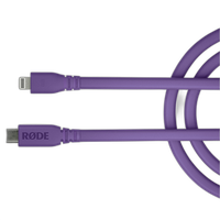 Rode SC19 USB-C to Lightning Cable - Purple - 4.9FT 1