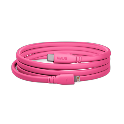 Rode SC19 USB-C to Lightning Cable - Pink - 4.9FT