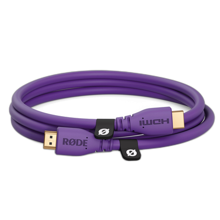 RODE HDMI 2.0 Cable - 4.9ft Purple