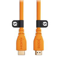 RODE HDMI 2.0 Cable - 4.9ft Orange 1