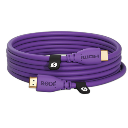 RODE HDMI 2.0 Cable - 9.8ft Purple