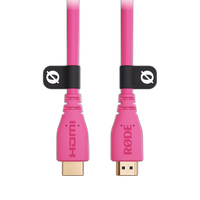 RODE HDMI 2.0 Cable - 9.8ft Pink 1