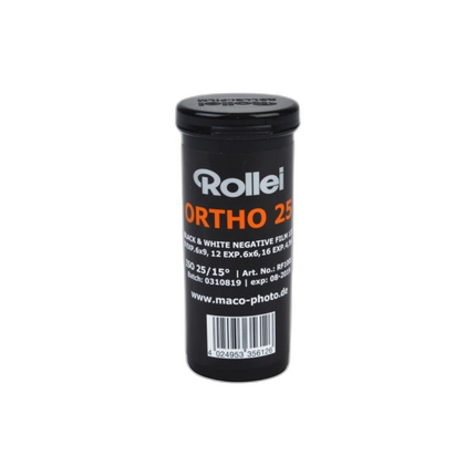 ROLLEI ORTHO 25 120 SIZE