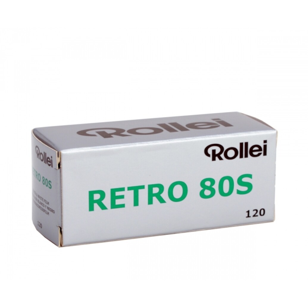 Rollei Retro 80S Black and White Negative Film (120 Roll Film)
