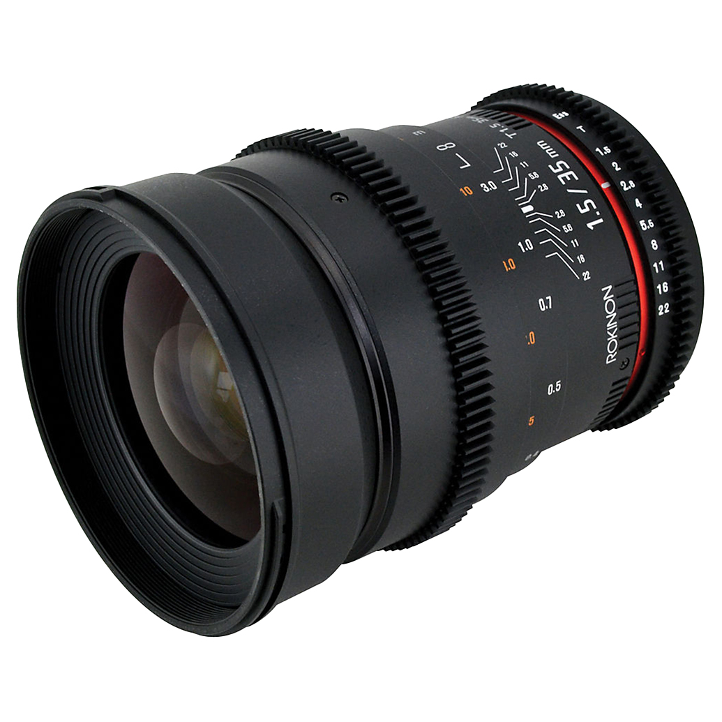 Rokinon 35mm T1.5 Cine AS UMC Lens for Nikon F Mount