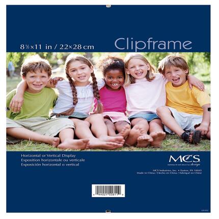 Saflin Glass Clip Frame (8.5x11in)