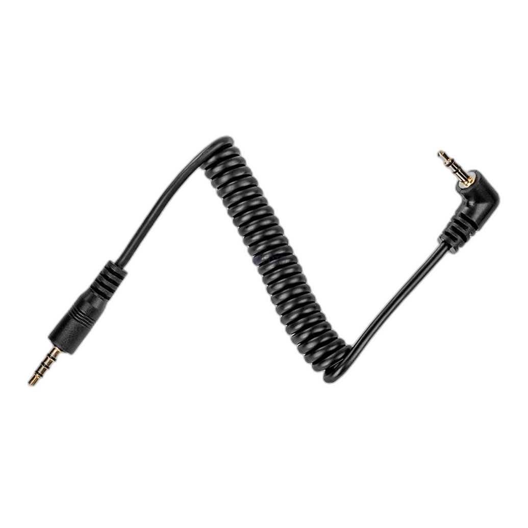 Saramonic SR-PMC2 3.5mm Right-Angle TRS to 3.5mm TRRS Coiled Adapter Cable