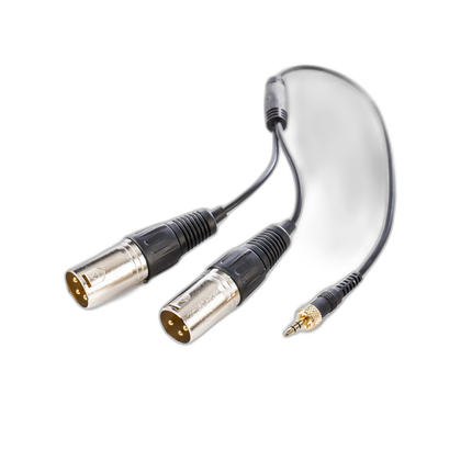 Saramonic SR-UM10-CC1 3.5mm TRS to Two XLR Male Output Y-Cable