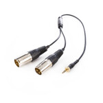 Saramonic SR-UM10-CC1 3.5mm TRS to Two XLR Male Output Y-Cable 0