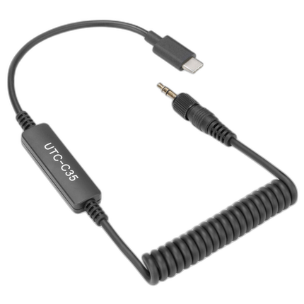 Saramonic Locking 3.5mm Male to USB-C Cable with A-to-D Converter Cable