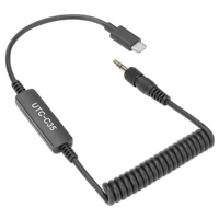Saramonic Locking 3.5mm Male to USB-C Cable with A-to-D Converter Cable 0