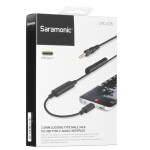 Saramonic Locking 3.5mm Male to USB-C Cable with A-to-D Converter Cable 1