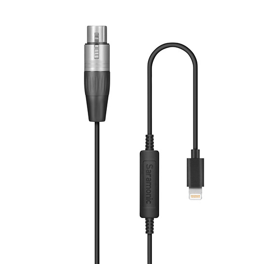 Saramonic LC-XLR Female XLR to Lightning Microphone Adapter Cable (19.7)
