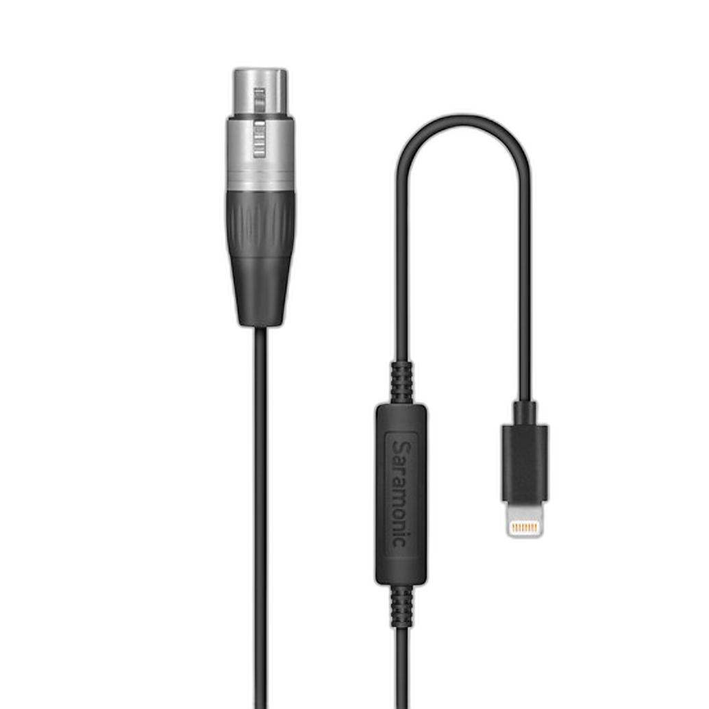 Saramonic LC-XLR Female XLR to Lightning Microphone Adapter Cable (19.7)