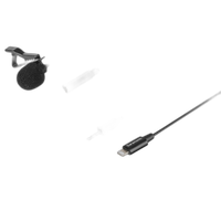 Saramonic LavMicro U1A Clip-On Lavalier Mic with Lightning Connector Cable 6 3