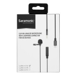 Saramonic LavMicro U1A Clip-On Lavalier Mic with Lightning Connector Cable 6 5