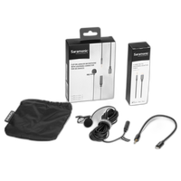 Saramonic LavMicro U1B Clip-On Lavalier Mic with Lightning Connector Cable 1 1